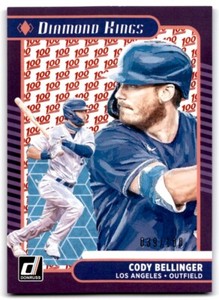 2021 Donruss One Hundred Cody Bellinger 039/100 Los Angeles Dodgers #26