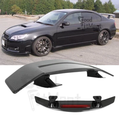 For Subaru Legacy Sedan 46" Car Rear Trunk Spoiler Racing Wing Lip ABS GT Carbon - Image 1 of 4