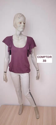 Valeur 95 € Comptoir des cotonniers Taille 38 Neuf  haut top blouse Tee shirt - Photo 1/4