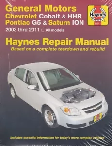 2003-2011 Chevrolet Cobalt HHR Pontiac G5 Saturn ION Haynes Repair Manual 23459 - Picture 1 of 1