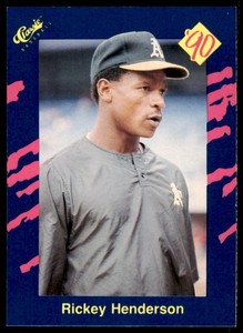 1990 Classic Blue Rickey Henderson #37