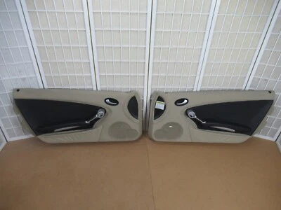 05 06 07 08 09 10 11 Mercedes-Benz R171 SLK Series TAN BLACK Door Panel SET (2) Foto 1 de 4