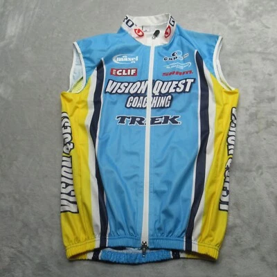 Capoforma Cycling Vest Unisex Small Light Blue Vision Quest TREK Full Zip Italy - Image 1 of 4