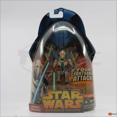 Star Wars La Venganza de los Sith General Grievous 4 Cuatro Sables de Luz #9 RoTS Hasbro Foto 1 de 2