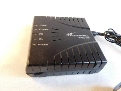 WESTELL 6100 E90-610015-06 DSL2+ Router and AC Power Supply - Image 1 of 4