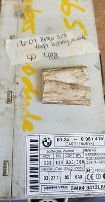 61.35-6 981 416 BMW 323 323i 2006-2007 módulo control bloqueo robo Foto 1 de 4