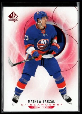 2020-21 SP Authentic Limited Red Mathew Barzal #24 - Image 1 of 2