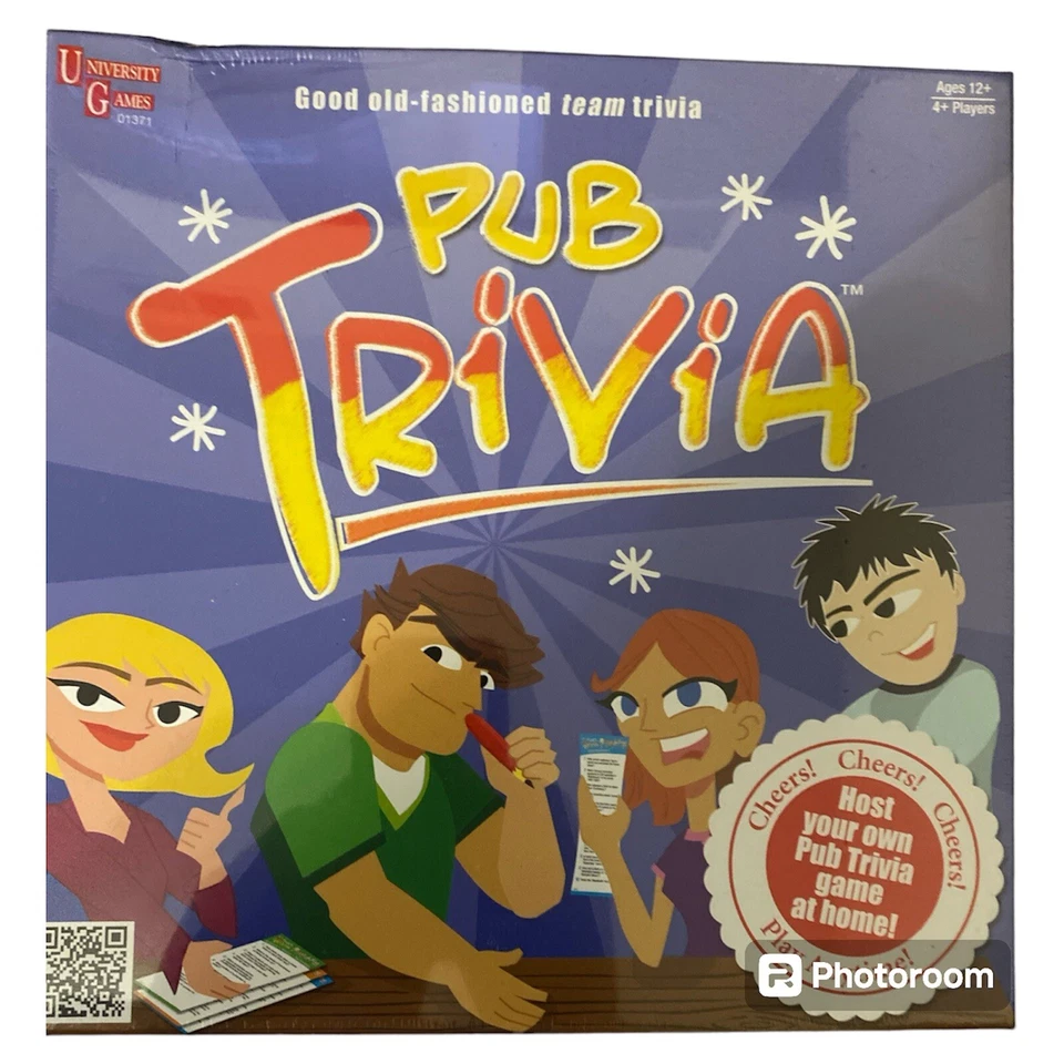 Pub Trivia Party Game COMMPLETE University Games 2012 Fun Friends - Image 1 of 1