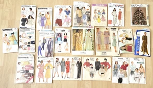21 patrones de costura de colección McCalls Simplicity Butterick Vogue corte sin cortar sin marcar - Imagen 1 de 8