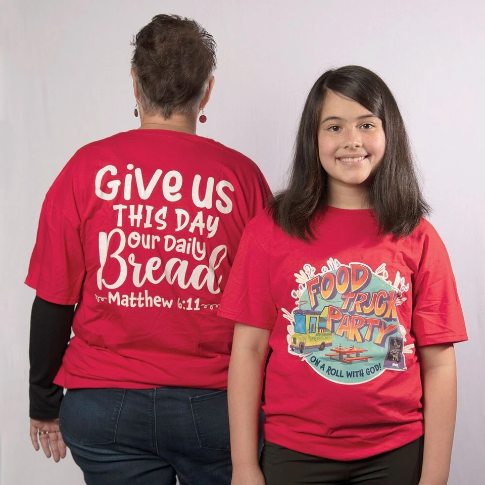 Camisa Food Truck Party VBS On A Roll With God Adulto Talla 2XL Foto 1 de 1