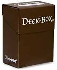 Solid Deck Box - Brown Ultra Pro GAMING SUPPLY BRAND NEW ABUGames
