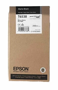 Cartucho Epson negro mate T6538 200 ml Epson stylus pro 4900 fecha: octubre 2019 - Imagen 1 de 3