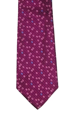 Turnbull and Asser ручной работы английский шелк зажим на галстук пурпурный розовый синий мужской - Изображение 1 из 4