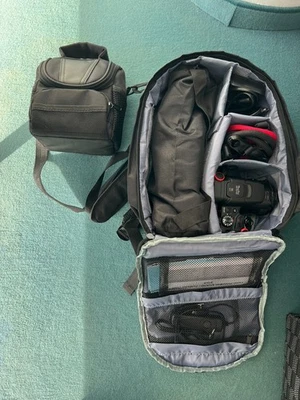 Canon PowerShot SX70 HS Digital Kamera Bridge Schwarz großes Zubehörpaket - Bild 1 von 4