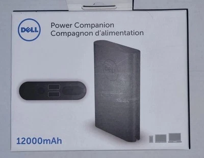Dell Power Companion 12000mAh Portable Power Bank External Battery  - Image 1 of 2