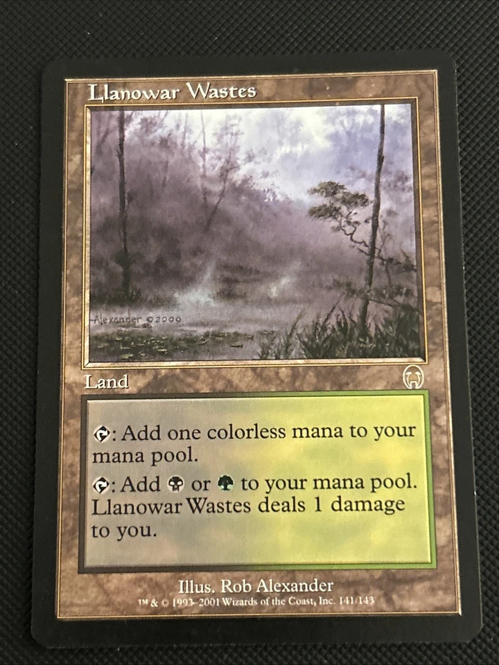 Llanowar Wastes - Apocalypse - Magic the Gathering MTG Nice! - Image 1 of 2