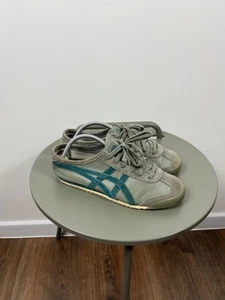 Onitsuka Tiger México 66 Zapatillas de Cuero Gamuza Verde Talla 38 EU - Imagen 1 de 14