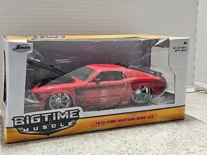 Coche fundido a presión Jada Big Time Muscle 1970 Ford Mustang Boss 429 escala 1:24 - Imagen 1 de 17