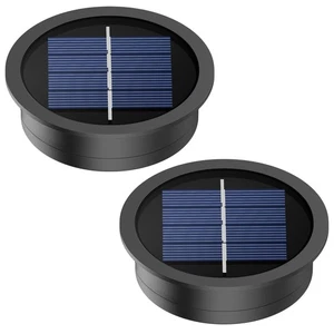 2 Stück Ersatz Solarleuchte Teile (obere Größe 2,76 Zoll, untere Größe 2,36 i... - Bild 1 von 8