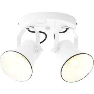 Brilliant CROFT Deckenleuchte weiß 2-flammig max. 2x 18W E27 18x20x33cm 82324/05 - Bild 1 von 3