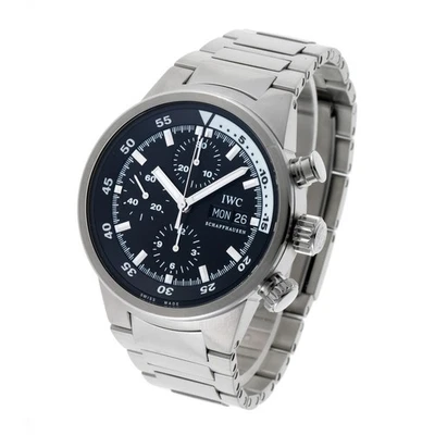 Reloj Pulsera IWC Aquatimer Cronógrafo Automático IW371928 Negro Acero Inoxidable Foto 1 de 4
