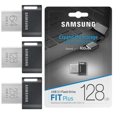 USB Stick 64 128 256 GB Speicherstick Speicher Flash USB 3.1 Samsung Fit Plus - Bild 1 von 4