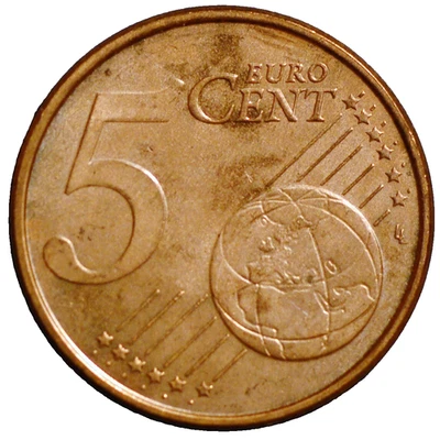 Estonia5 Euro Cent 2011 KM# 63 - Image 1 of 2
