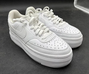 Nike Court Vision Alta White 2021 - Size 7.5 - Picture 1 of 12