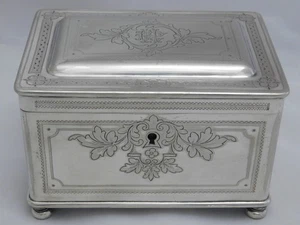 ZUCKERDOSE SILBER 13 LOT WIEN UM 1807 - Bild 1 von 8
