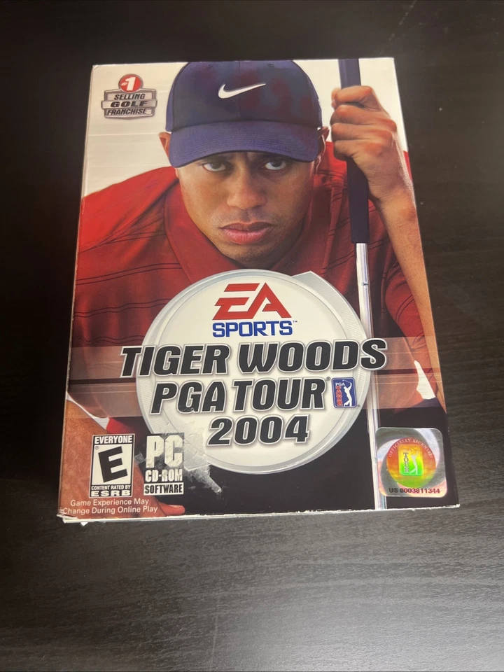 EA Sports Tiger Woods PGA Tour 2004 SEALED Computer Game PC CD-ROM All 3 Discs! - Image 1 of 4