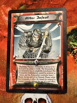Utter Defeat Legend Of The Five Rings L5R Shadowlands NM - Image 1 of 2