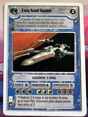 X-WING ASSAULT SQUADRON Star Wars CCG WB First Anthology - Image 1 of 2