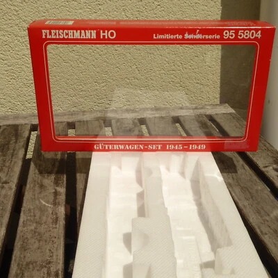 Fleischmann 95 5804 H0 Empty Packaging For Locomotives, Cars Etc. Length 30.5 Cm Foto 1 de 2