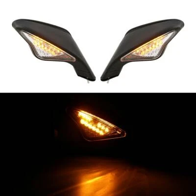 Espelho retrovisor luz de sinalização LED compatível com DUCATI 848 EVO 2008-2013 1098 07-09  - Imagem 1 de 4