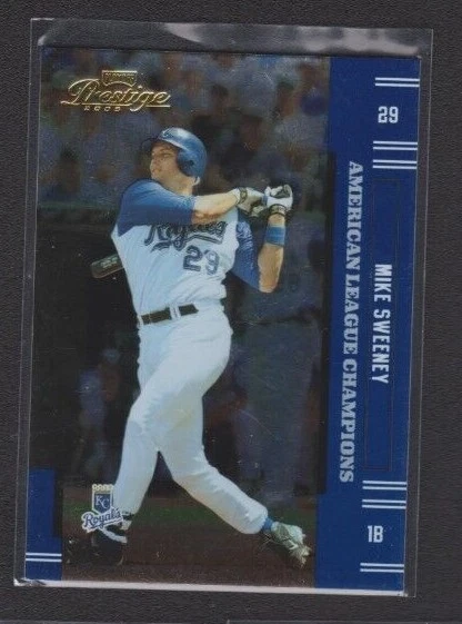 Playoff Prestige American LG Champions 2005 paralelo #85 Mike Sweeney SP 1/12 Foto 1 de 1