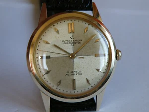 ULYSSE NARDIN-CHRONOMETER Co.-AUTOMATIC-ORO 14 KT (0,585)-CASSA A VITE-FIRMATO - Foto 1 di 12