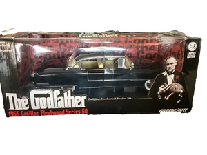 1/18 SCALE DIECAST GREENLIGHT THE GODFATHER 1955 CADILLAC FLEETWOOD SERIES 60 - Picture 1 of 2