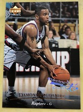 1995-96 Upper Deck Electric Court Damon Stoudamire Rookie #283 Raptors Mid-Grade