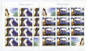 Romania 2006 WWF Danube Birds,Eurasian Spoonbill,Ibis,MS 10 stamps+2X labels MNH - Picture 1 of 2
