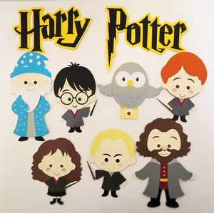 Harry Potter Ron Hermione Title Pick ONE Paper Die Cut Scrapbook Embellishmet - Picture 1 of 21