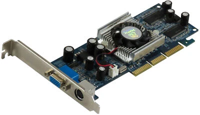 XFX Nvidia Geforce 4 MX440SE 64MB PV-T17L-QTFB v1.1 AGP DDR - Image 1 of 2