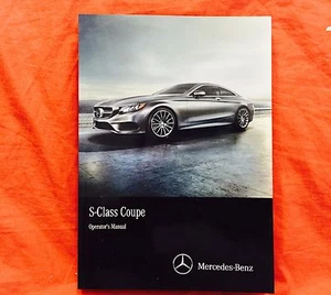 2016 MERCEDES S550 S63 S65 AMG ( COUPE ) 4MATIC OWNERS MANUAL NEWEST EDTION (OeM - Picture 1 of 8