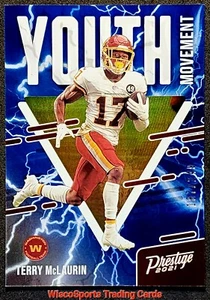 2021 Terry McLaurin Panini Prestige Youth Movement /249 BLUE #YM-11 Commanders - Bild 1 von 7