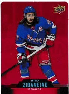 2020-21 Mika Zibanejad Tim Hortons Canada Red Die-Cut Parallel Card #DC48 Mint - Picture 1 of 1