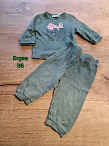 Schlafanzig Ergee Gr. 86 GRÜN - Bild 1 von 3