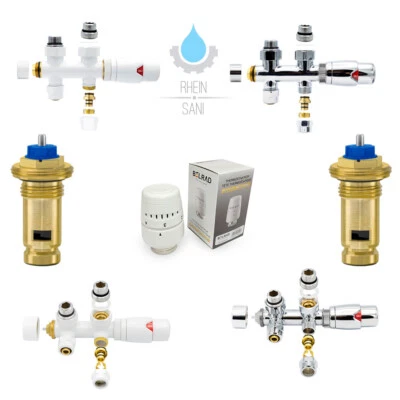 Heimeier Thermostatventil Belrad Heizkörper Thermostat Thermostatkopf Multiblock - Bild 1 von 4