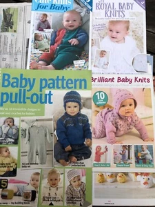 4 Baby & Toddler Pattern Booklets Royal, Cute Knits, Blankets, Toys, Outfits - Picture 1 of 16