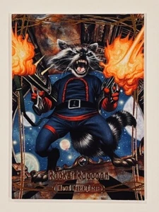 2016 Marvel Masterpieces Orange #51 Rocket Raccoon 16/99 Single Tier 2 NM/M๐* - Picture 1 of 2