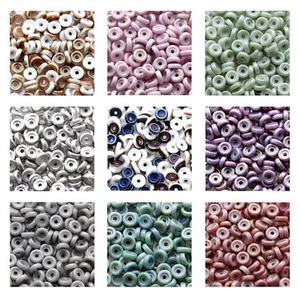 Matubo Wheel™ Pressed Glass Beads Preciosa Ornela Glass 6mm Size 19g Tube - Picture 1 of 6