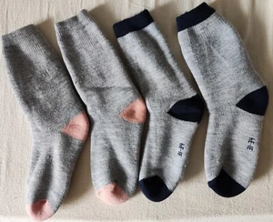 Kuschelsocken grau Gr. 31-34 wie neu - Bild 1 von 3